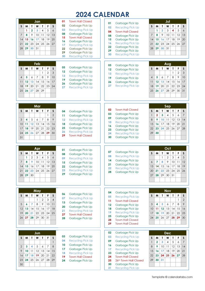 2024 GB & RC Calendar